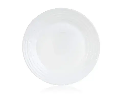 Dezertný tanier Harena 19 cm, biele sklo%
