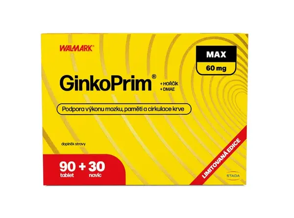 Walmark GinkoPrim MAX 90+30 tablet navíc