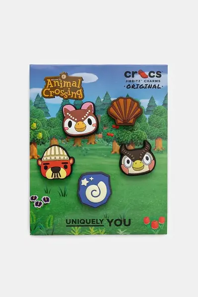 Připínačky na obuv Crocs Animal Crossing Collector 5-pack