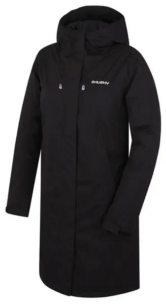 Husky Narvik L M, black Dámský hardshellový plněný kabát