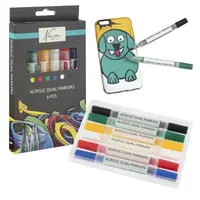 Sada oboustranných akrylových popisovačů