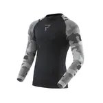 Moto thermo triko Rebelhorn Freeze II Jersey černá-kamufláž M