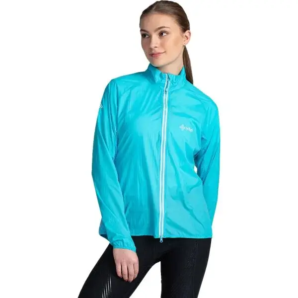 KILPI TIRANO Dámská lehká běžecká bunda, světle modrá, velikost