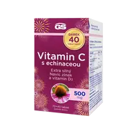 GS Vitamin C500 s echinaceou, 70+40 tablet NAVÍC, dárkové balení 2025