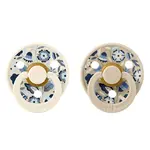 BIBS x LIBERTY Colour cumlíky z prírodného kaučuku 2ks - veľkosť 2 - Bobo Ivory Mix