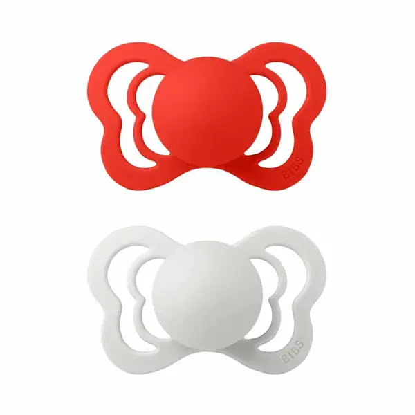 BIBS Couture anatomické cumlíky zo silikónu 2ks - veľkosť 1 - Candy Apple / Haze