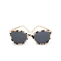 KiETLA CraZyg-Zag slnečné okuliare BuZZ 4-6 rokov - Cream Leopard