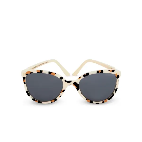 KiETLA CraZyg-Zag slnečné okuliare BuZZ 4-6 rokov - Cream Leopard