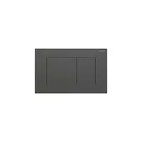 Geberit Sigma40 - Ovládanie splachovania, easy to clean, kefovaný čierny chróm 115.629.QD.1