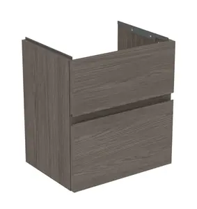 Ideal Standard Finesse - Umývadlová skrinka, 50x38x55 cm, 2 zásuvky, Dark Elm E3378UR