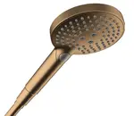 Hansgrohe Raindance Select S - Sprchová hlavica, 3 prúdy, EcoSmart+, kefovaný bronz 26516140