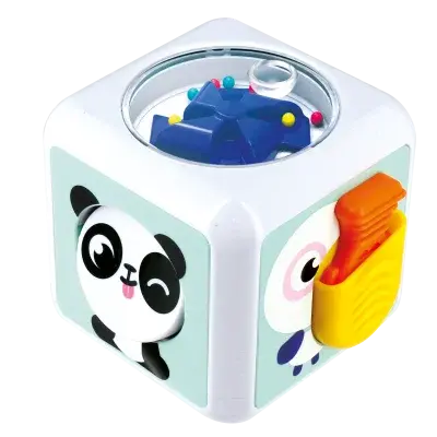 Infini FUN Kostka senzomotorická hračka - červená vrtulka