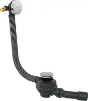 Hansgrohe Exafill - Vaňová odtoková a prepadová súprava s napúšťaním, Push-Open, chróm 58130000