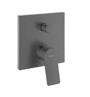 Hansgrohe Vivenis - Batéria pod omietku, na 2 spotrebiče, kefovaný čierny chróm 75416340