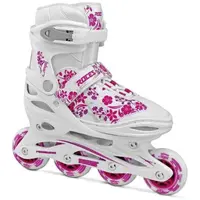 Roces COMPY 8.0 GIRL Dětské kolečkové brusle, bílá, velikost