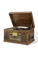Kufříkový gramofon Crosley Musician Entertainment Centre 43,5 x 31,7 x 25 cm hnědá barva