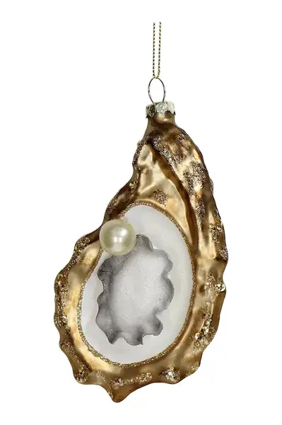 Závěsná vánoční dekorace home & lifestyle 13,97 x 5,08 x 7,62 cm zelená barva