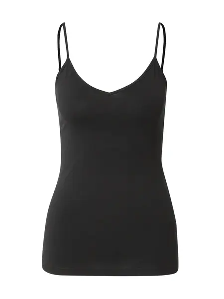 SEIDENSTICKER Top 'Schwarze Rose'  čierna