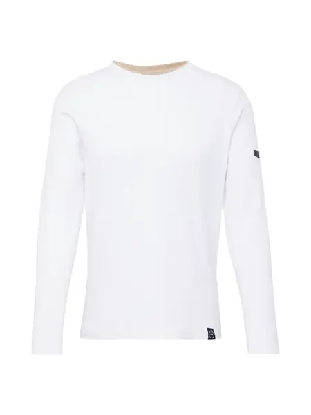 Key Largo Sveter 'STEFANO'  svetlobéžová / biela