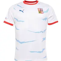 Puma CZECH HANDBALL JERSEY M AWAY Pánský sportovní dres na házenou, bílá, velikost