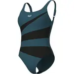 Arena ISABELLA SWIMSUIT WING BACK Dámske plavky, tmavo sivá, veľkosť