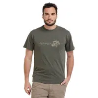 Bushman Pánské tričko Etah, olivové XXXL