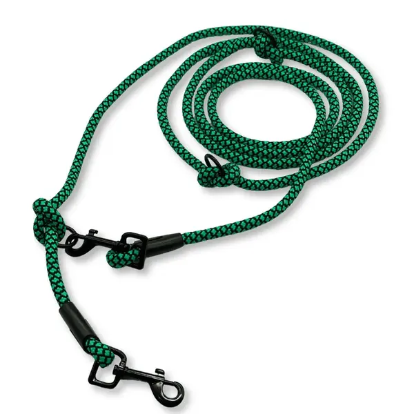 PafDog® Přepínací nastavitelné vodítko 8mm, zeleno-černé extra pevné PAF-537