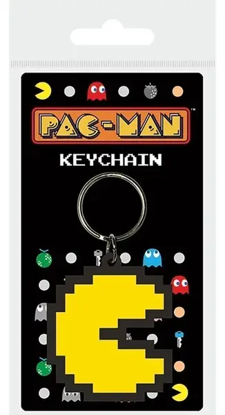 Klíčenka gumová Pac Man Pixel
