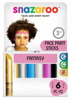Tužky na obličej 6 barev Snazaroo – Fantasy