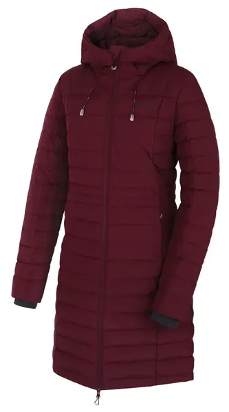 Husky Daili L XL - plus, dark bordo Dámský péřový kabát