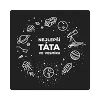 Pánské tričko - Nejlepší táta ve vesmíru, vel. L (Defekt)