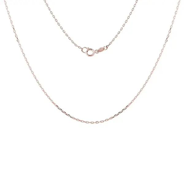 Řetízek typu ankr 28 v délce 45 cm z růžového zlata KLENOTA