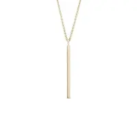 Náhrdelník s hladkou tyčinkou ze zlata KLENOTA