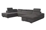 Sedací souprava Lars II. U FORM Provedení: Pravá U, látka: Logan Graphite