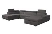 Sedací souprava Lars II. U FORM Provedení: Pravá U, látka: Logan Graphite