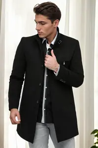 PLT8367 DEWBERRY MEN'S COAT-BLACK-2