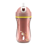 CHICCO Hrneček Sport se slámkou pink, 14m+ 266 ml