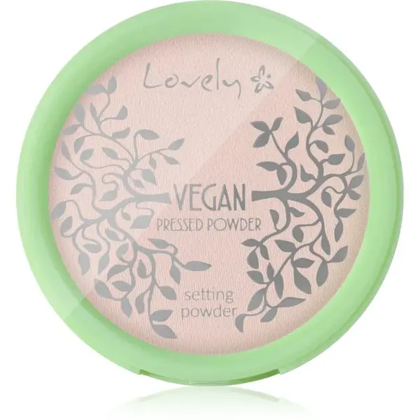 Lovely Vegan Pressed Powder transparentní kompaktní pudr 8 g