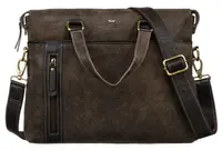 Pánská kožená business taška hnědá - Peterson Danar