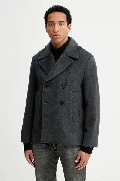 Kabát s prímesou vlny Calvin Klein