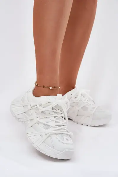 Boto Dámské Tenisky S Dvojitou Šňůrkou Bílé Onivetta