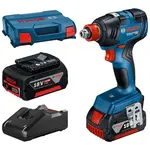 Bosch Nářadí - 18V AKU rázový utahovák, 2x aku 4,0 Ah Li-Ion, nabíječka 06019J2206