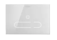 Duravit DuraSystem - Elektronické ovládání splachování, bílé sklo WD5003012000