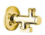 Sapho Reitano Rubinetteria Antea - Rohový ventil s matkou, 1/2x3/8, zlato 2020ZL