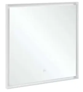 Villeroy & Boch Subway 3.0 - Zrcadlo v rámu s LED osvětlením, 80x75 cm, dotykový senzor A4638000