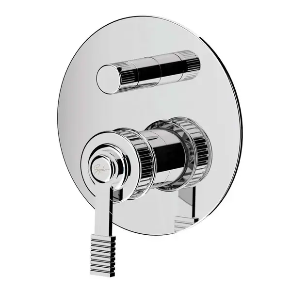 Sapho Versi - Baterie pod omítku, pro 2 spotřebiče, s tělesem, chrom RV042