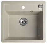 Sapho Dřezy - Granitový dřez, 53x50 cm, béžová GR1032