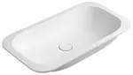 Sapho Umyvadla - Umyvadlo Impala 59x36 cm, bez otvoru pro baterii, matná bílá IM540