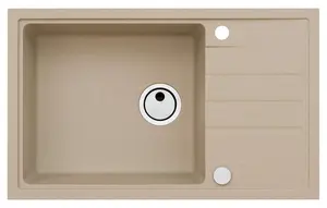Alveus Intermezzo - Granitový dřez 78x48 cm, beige 1117048