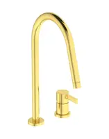 Ideal Standard Gusto - Dřezová baterie, 2-otvorová instalace, kartáčované zlato BD422A2